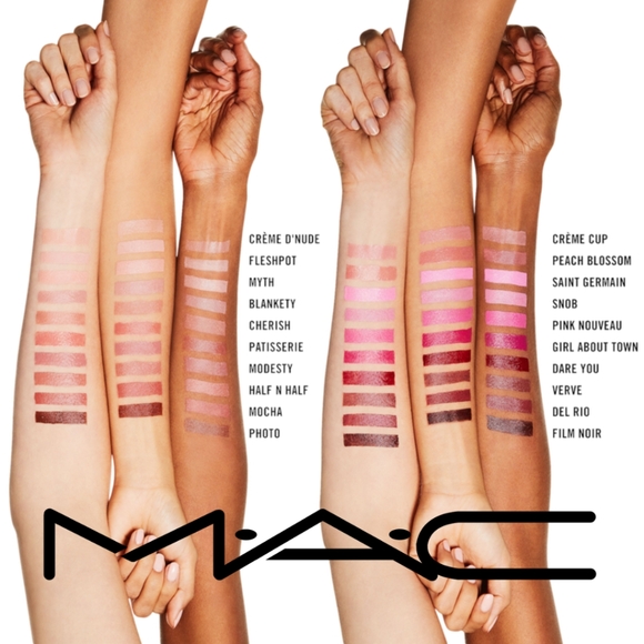 MAC 🩷 M·A·Cximal Sleek Satin Lipstick - Saint Germain - Clean Pastel Pin - Picture 4 of 7